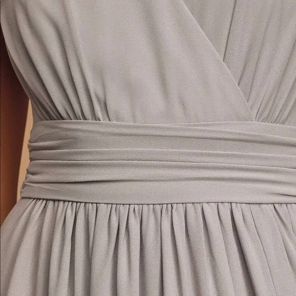 Lulus Grey Maxi Bridesmaid Prom Dress - Picture 7 of 7